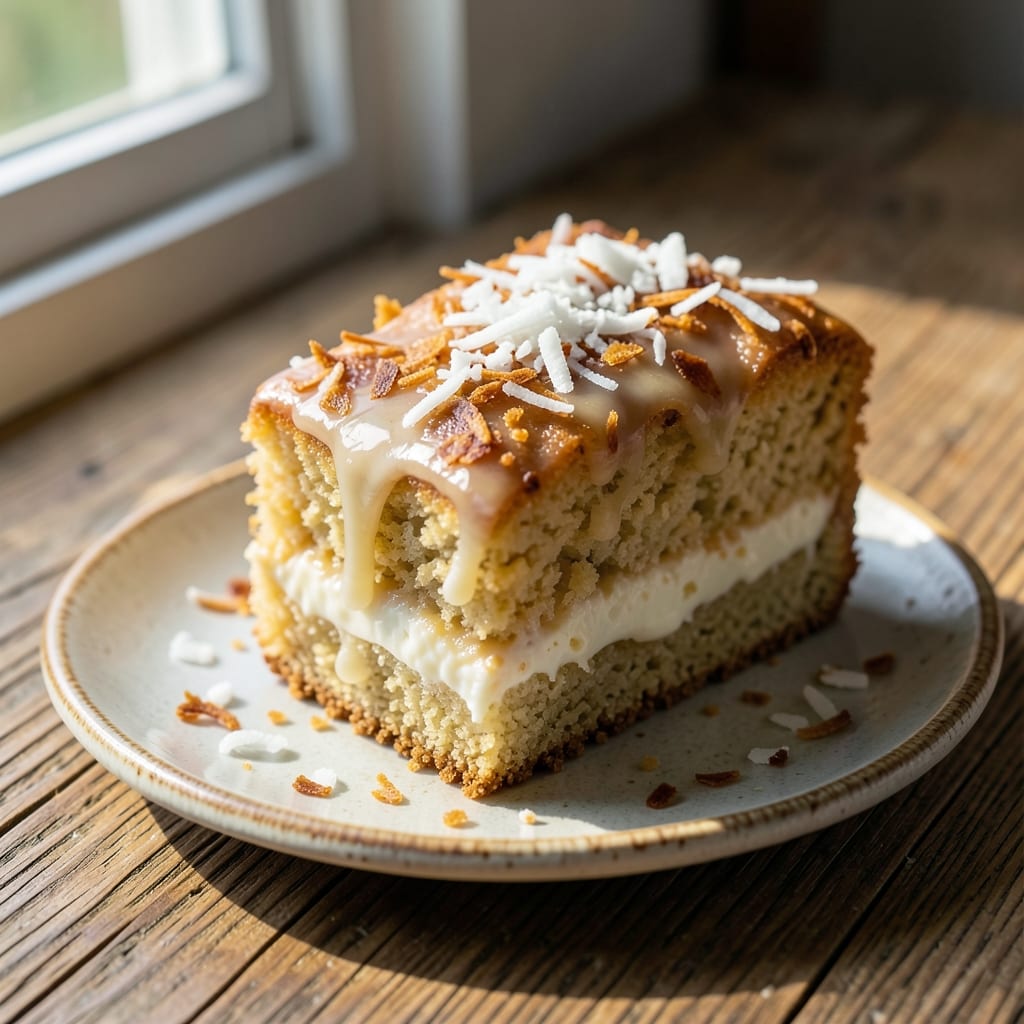 All Coconut Cake Recipe: Tropical Layers With Toasted Coconut Crunch