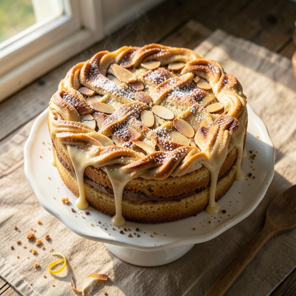 Almond Frangipane Cake Recipe: Vanilla-Infused Swirls and Crispy Top Layers