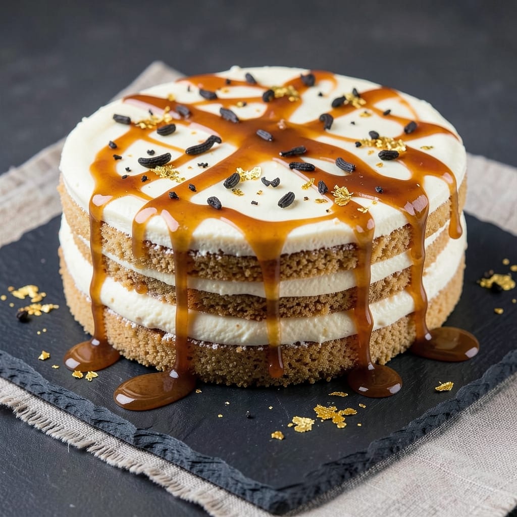 $100 Cake Recipe: Luxe Vanilla Bean Frosting and Crunchy Top Elegance