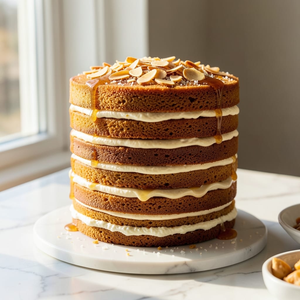 8 Layer Honey Cake Recipe Medovik: Russian Tea House Layers With Edible Honey Bridges
