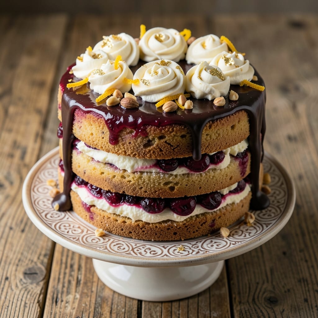 Alternative Christmas Cake Recipe: Boozy Orange and Walnut Swirl Magic