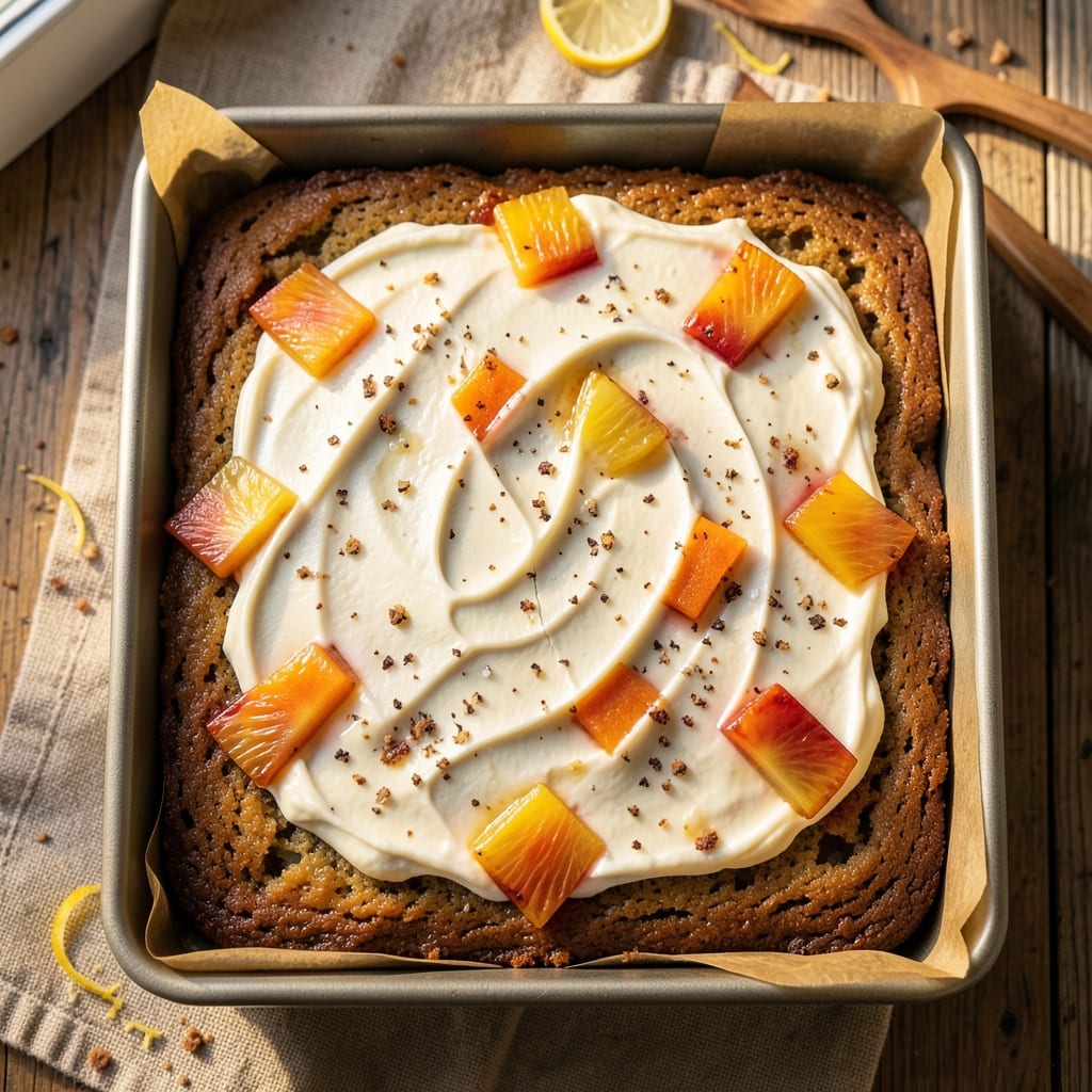 8x8 Carrot Cake Recipe with Pineapple: Tropical Cream Cheese Frosting Magic