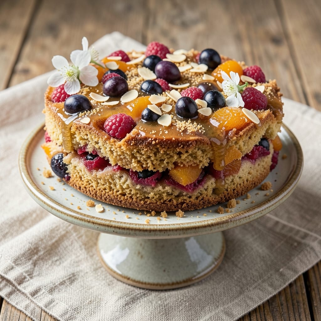 Almond Fruit Cake Recipe: Moist Vanilla-Almond Swirls That Keep for Months