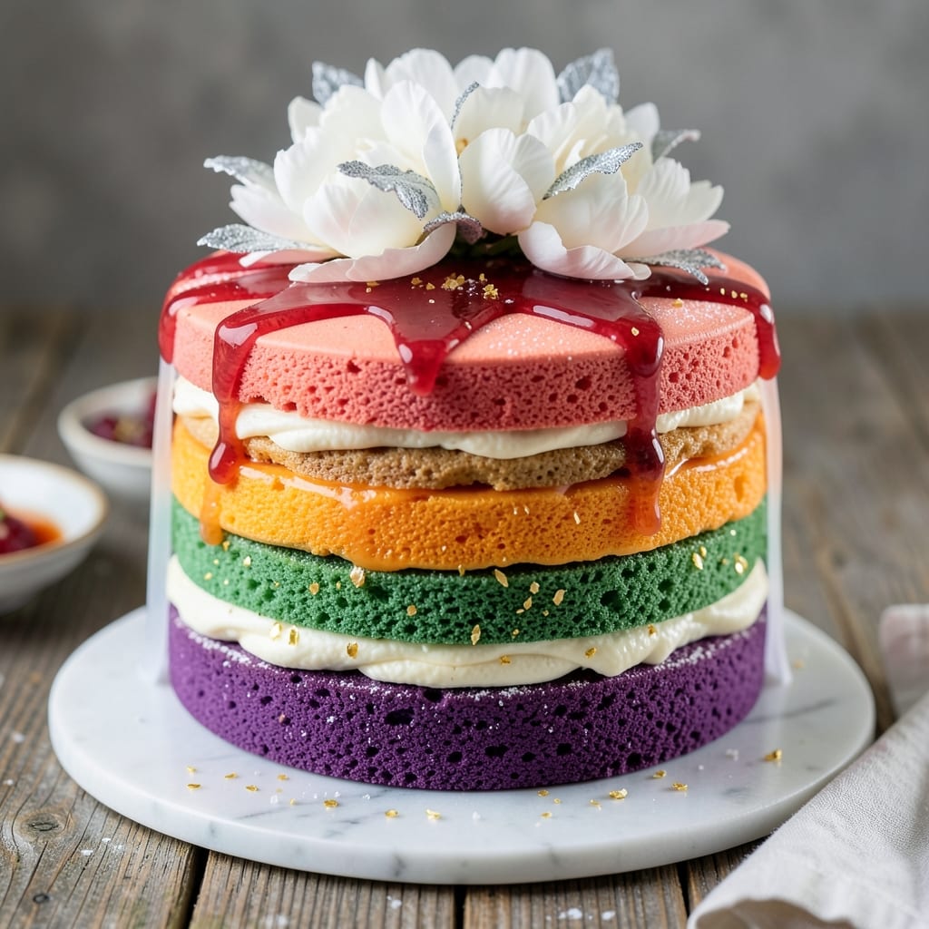 4 Layer Rainbow Cake Recipe: Vibrant Colors and Moist Layers That Wow