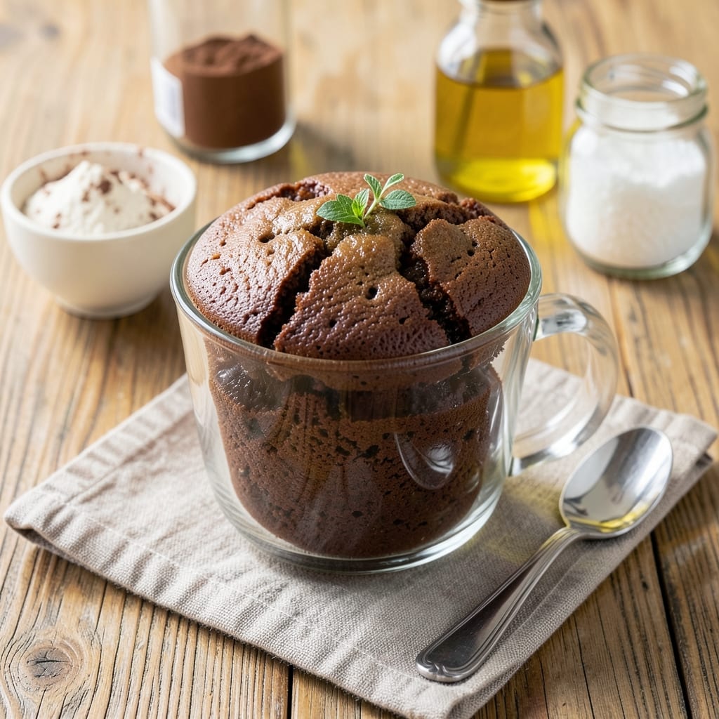 3-Ingredient Microwave Mug Cake Recipe: Single-Serve Decadence in 90 Seconds