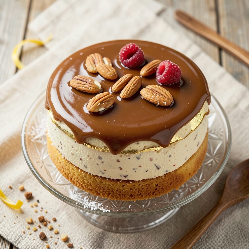 Amaretto Mousse Cake Recipe: Nutty Liqueur Swirls With Silky Layers