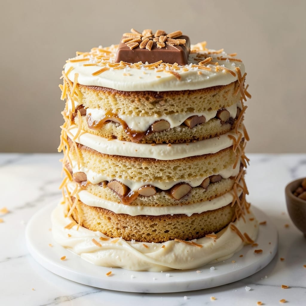 Almond Joy Layer Cake Recipe: Coconut-Almond Swirl Heaven