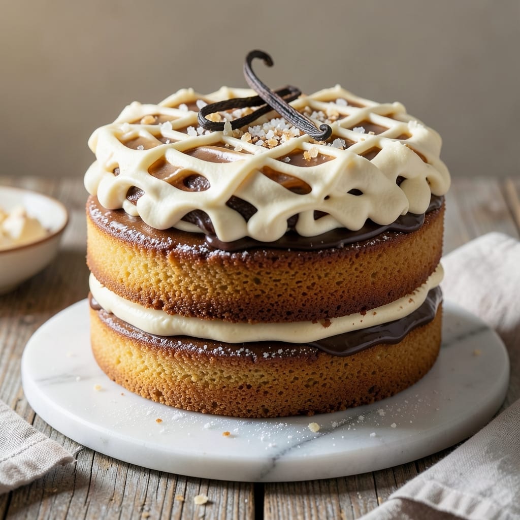 2 Layer Butter Cake Recipe: Golden Crust, Silky Frosting Layers