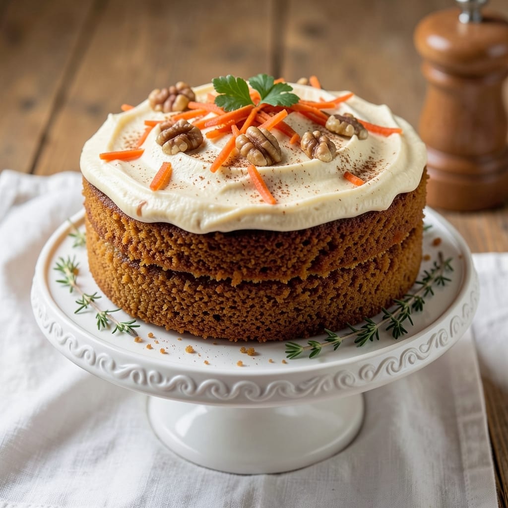 All Natural Carrot Cake Recipe: Spiced Walnut Swirl Without Artificial Ingredients