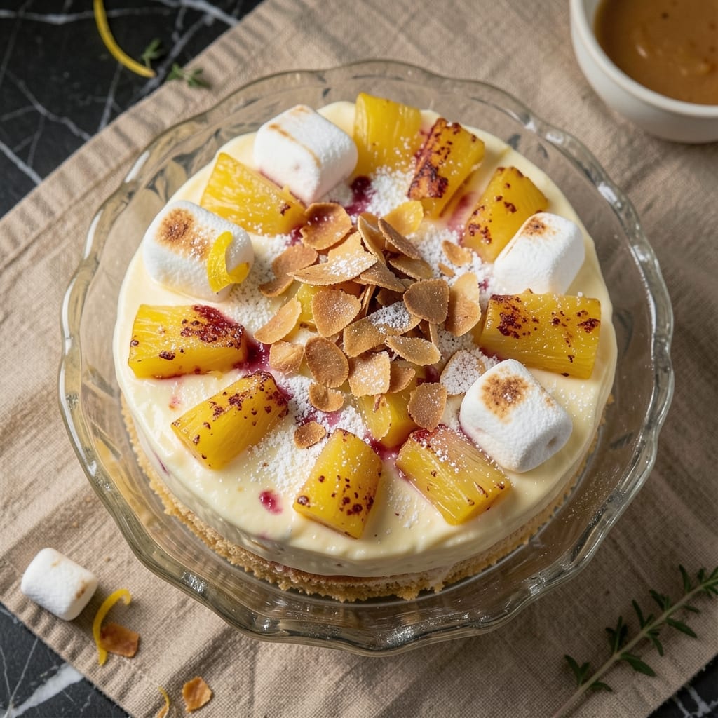 Ambrosia Pineapple Cake Recipe: Tropical Layers with Creamy Coconut Magic