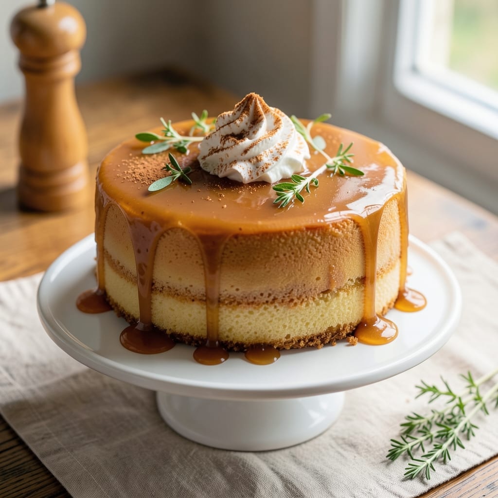 6-Inch Caramel Cake Recipe: Buttery Crust Meets Molten Center Magic
