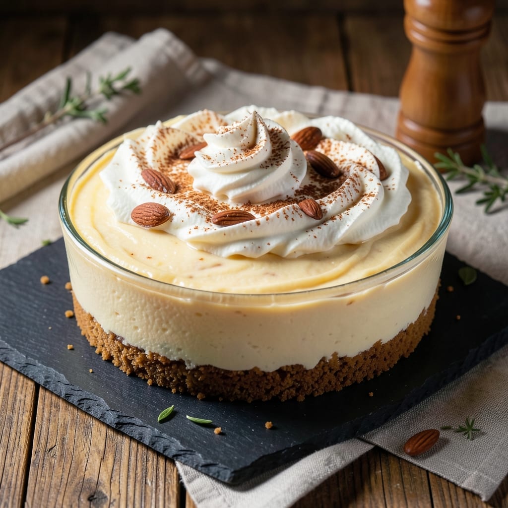 Amaretto Cheesecake No-Bake Recipe: Boozy Nutty Swirls Set in 15 Minutes