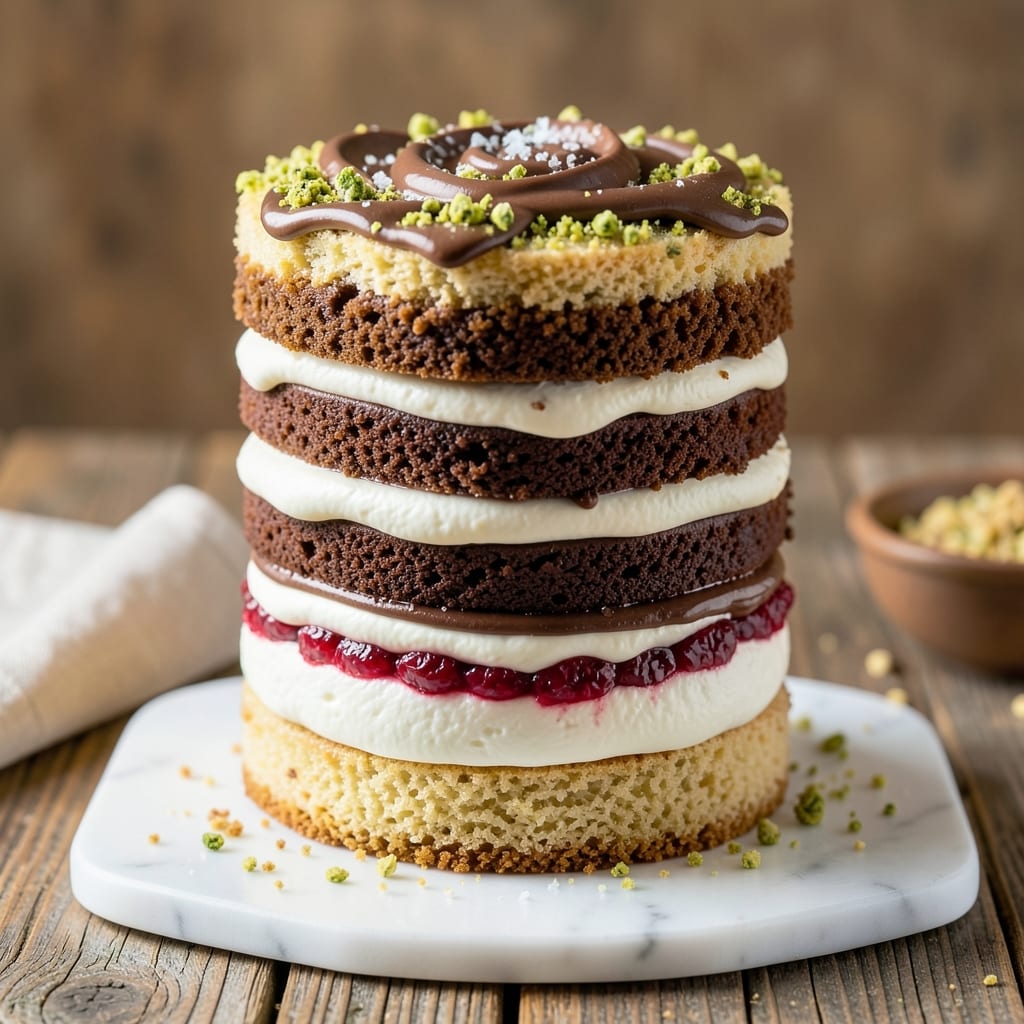 7 Layer Pound Cake Recipe: Frosted Layers That Stay Separate All Day
