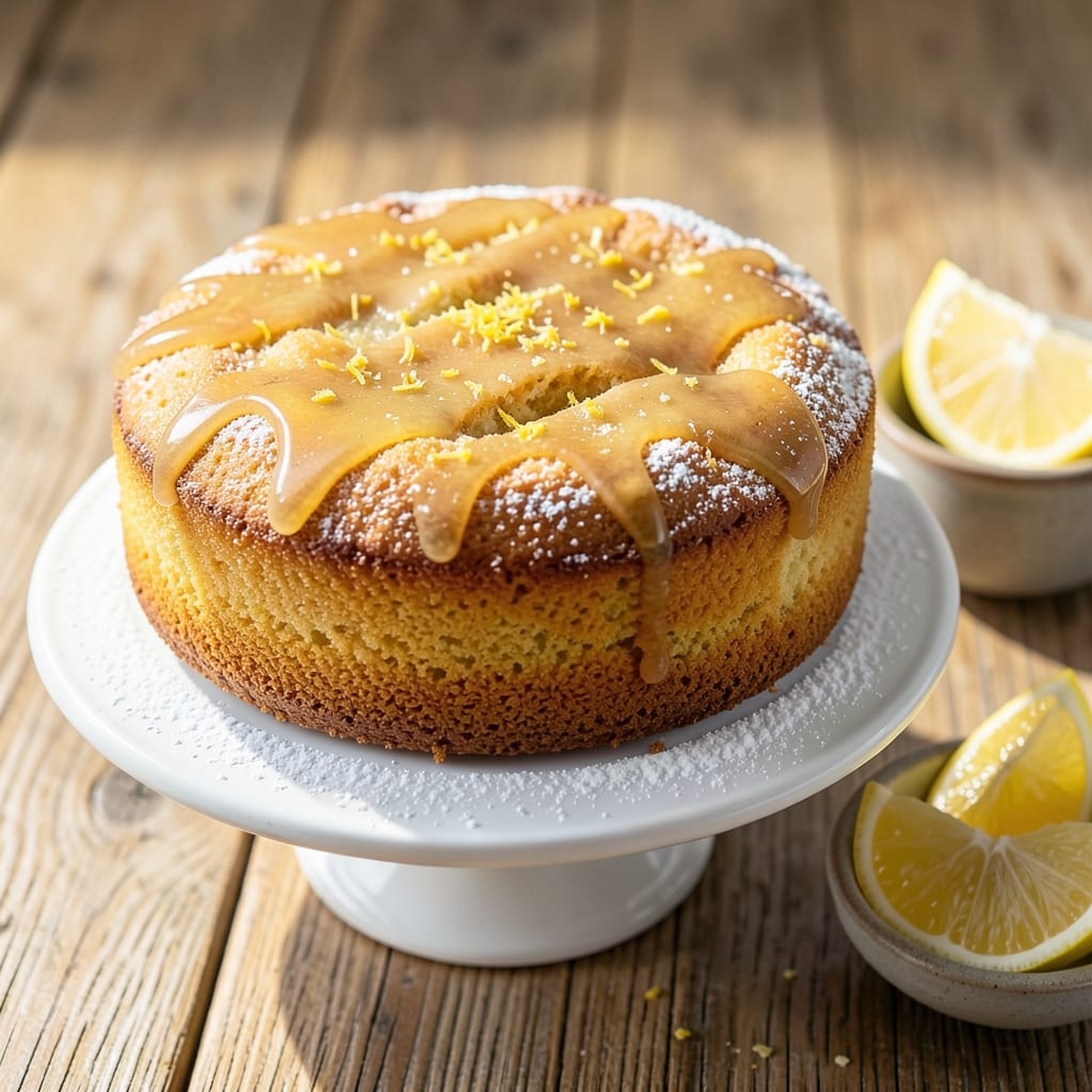 4-Ingredient Lemon Pound Cake Recipe: Bright Citrus Shine in One Tin