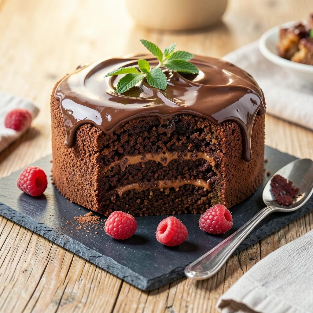 8 By 8 Chocolate Cake Recipe: Fudgy Core and Buttery Crispy Top Contrast