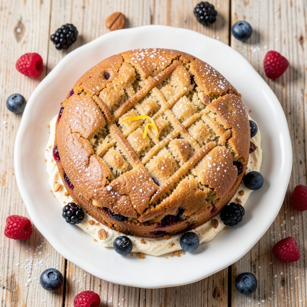 Almond Berry Cake Recipe: Sunshine-Lit Layers With Bursting Fruit