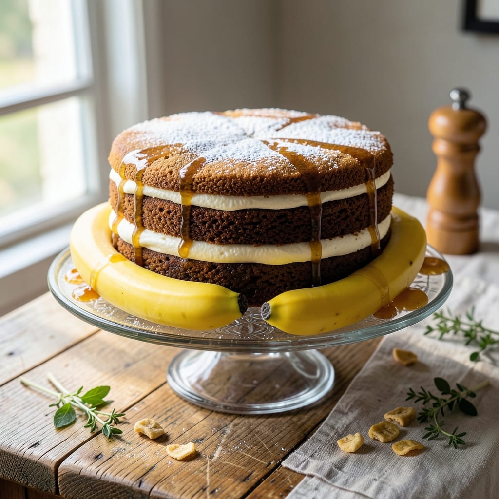 5 Banana Cake Recipe: Moist Layers With Walnut-Crusted Top