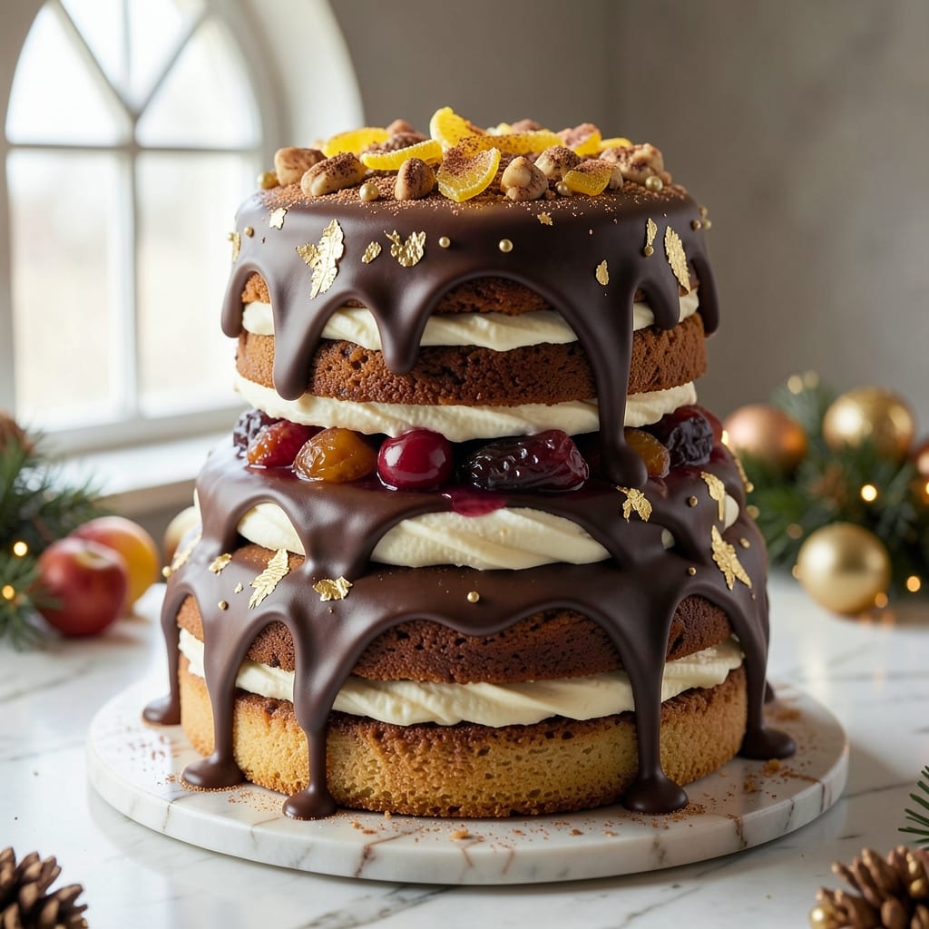 Alcohol-Free Christmas Cake Recipe: Festive Spice Infusion Without the Booze