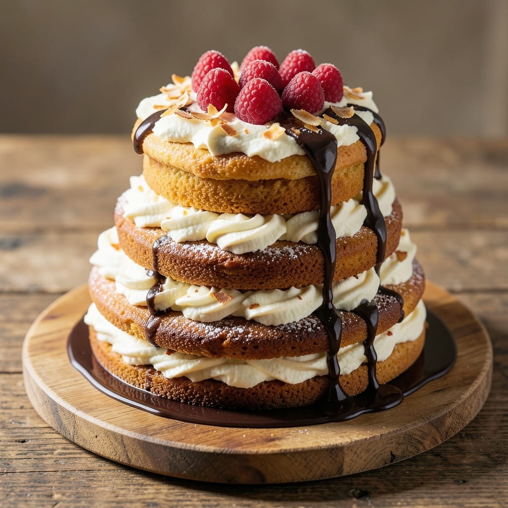 Amazon Cake Recipe: Layered Vanilla and Chocolate Magic