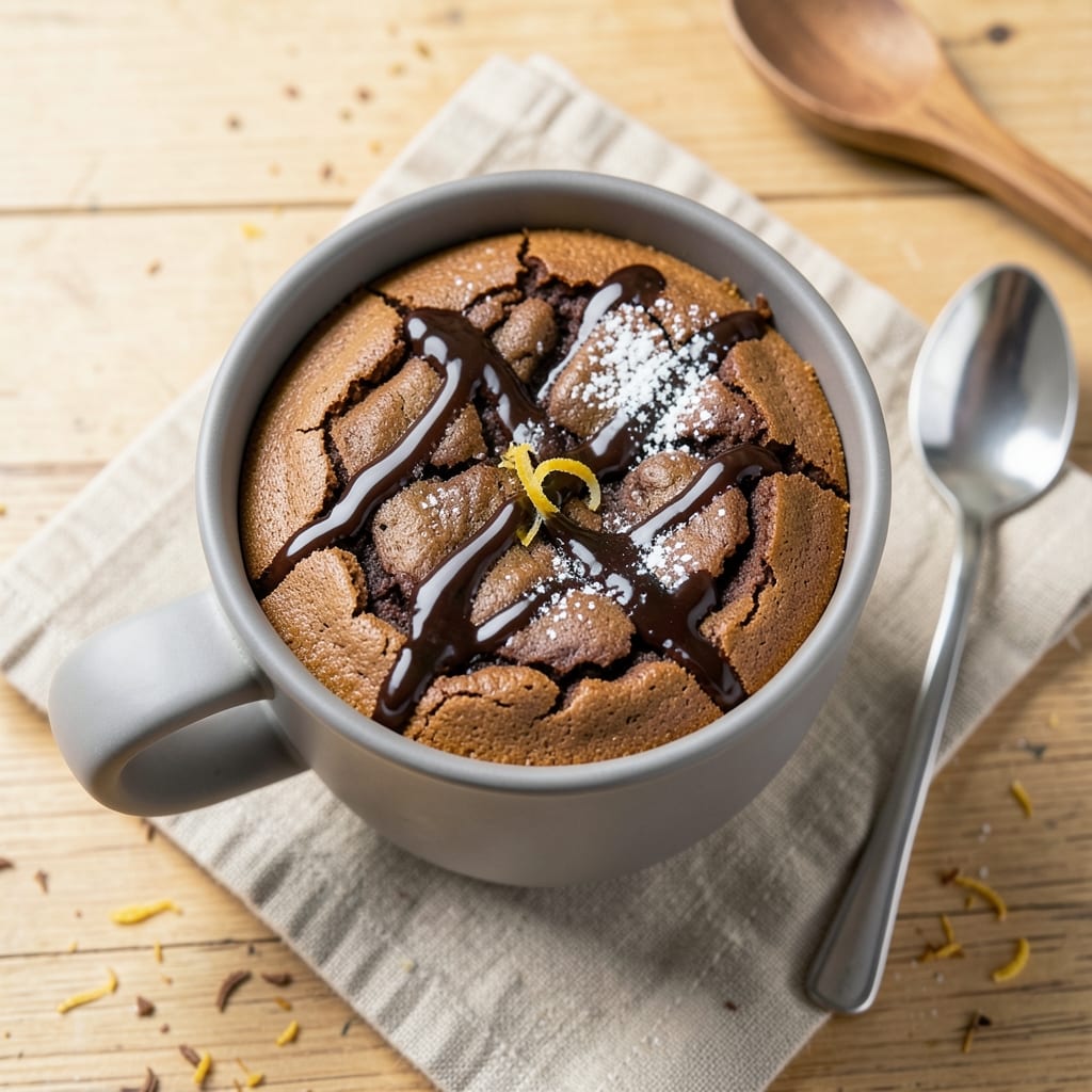 123 Mug Cake Recipe: Microwave-Perfect Warm Center