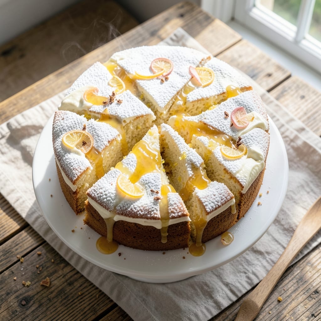 8-Inch Lemon Cake Recipe: Zesty Layers and Cream Cheese Frosting Harmony