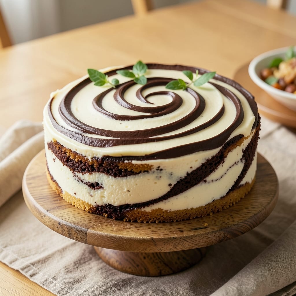 6-Inch Marble Cake Recipe: Swirled Vanilla-Chocolate Magic in One Pan