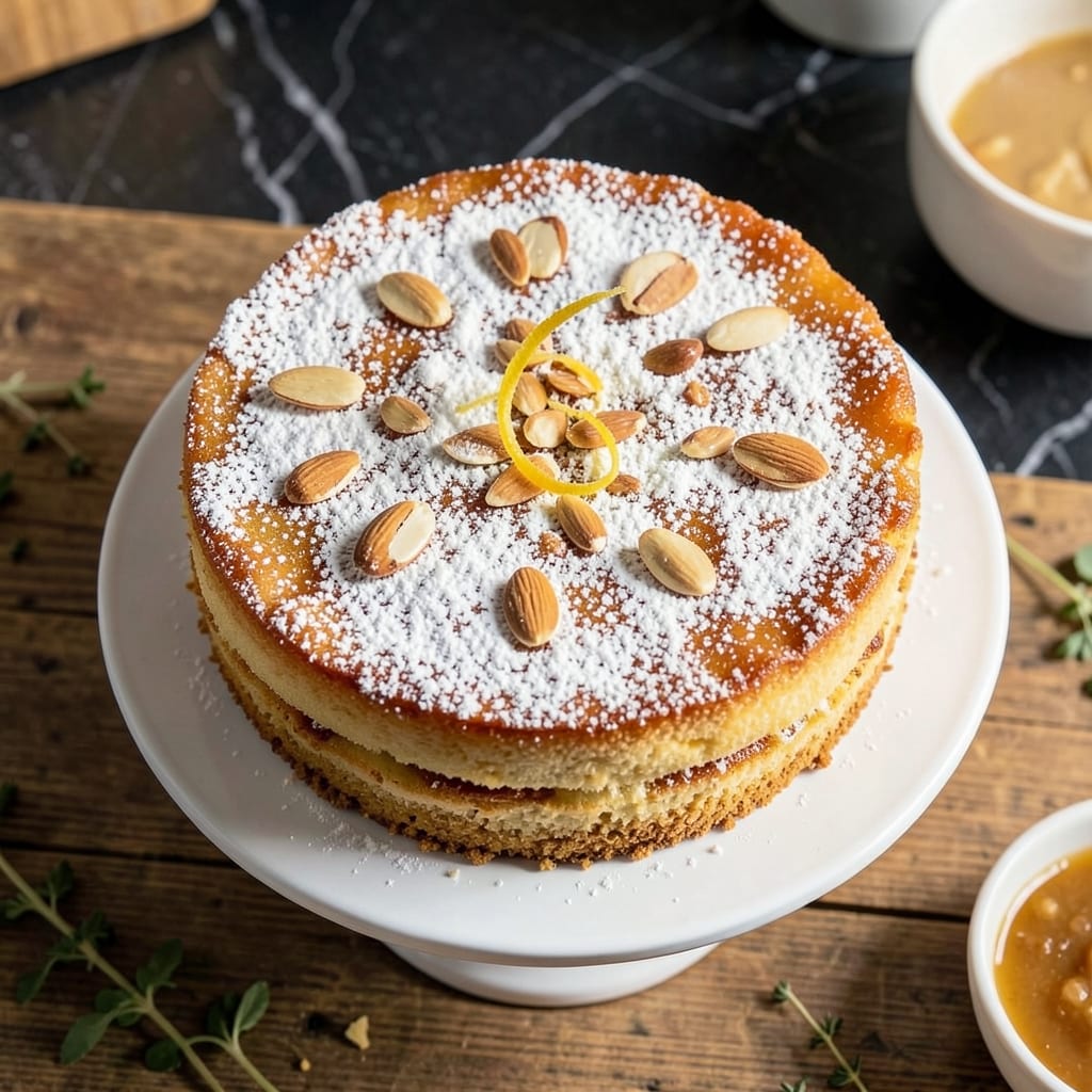 Almond Roca Cake Recipe: Nutty Swirls and Crunchy Almond Topping Magic
