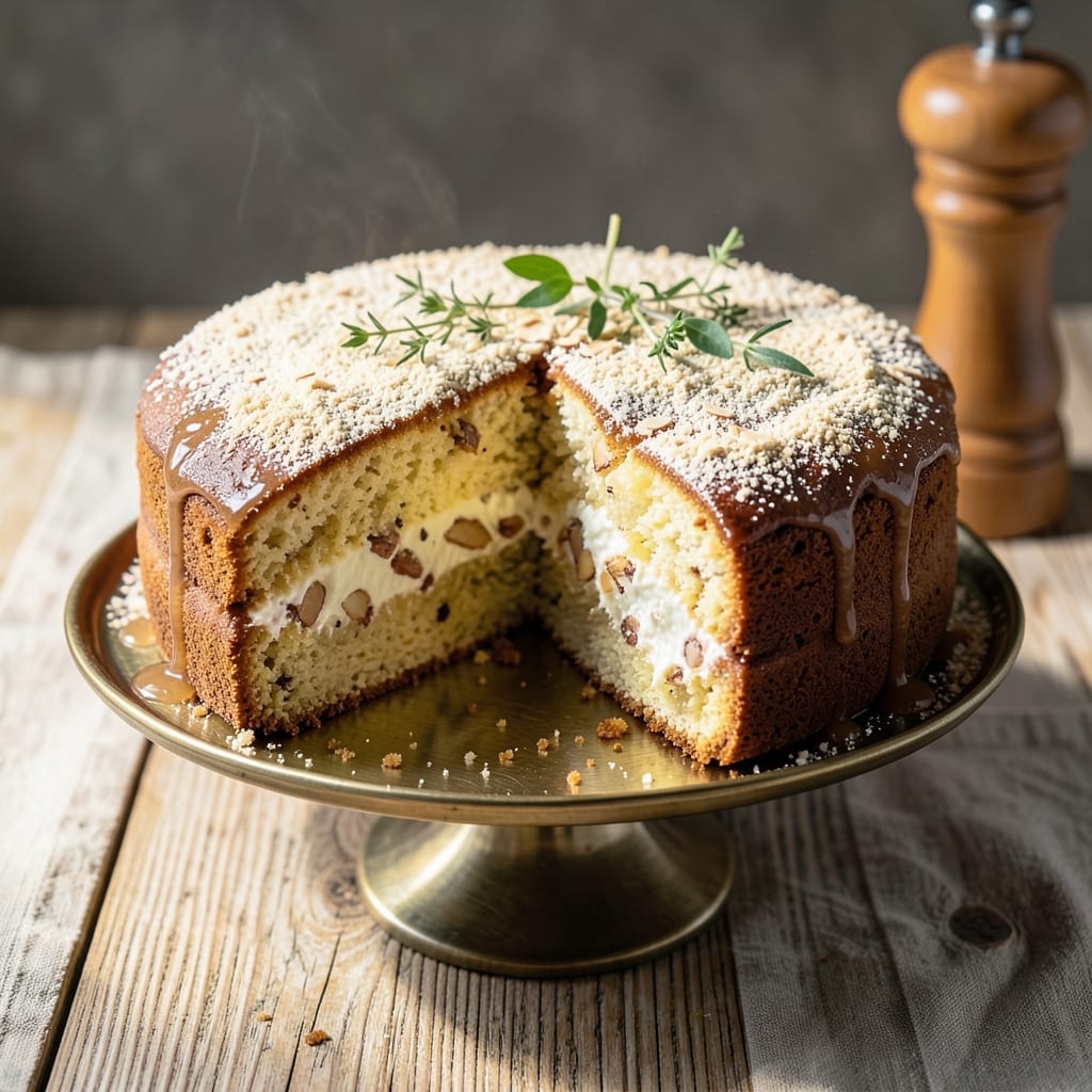 Almond Sour Cream Pound Cake Recipe: Nutty Vanilla Swirls and Ultra-Moist Crumb