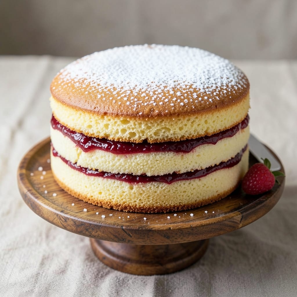 10-Inch Victoria Sponge Cake Recipe: Light-as-Air Layers With Jam-Packed Tradition