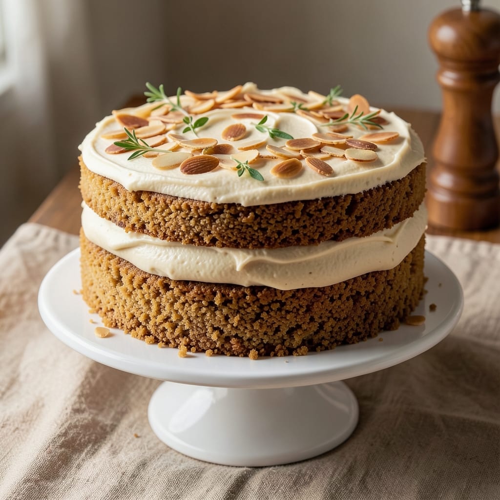 Almond Cookie Cake Recipe: Nutty Vanilla Swirls With Crispy Top