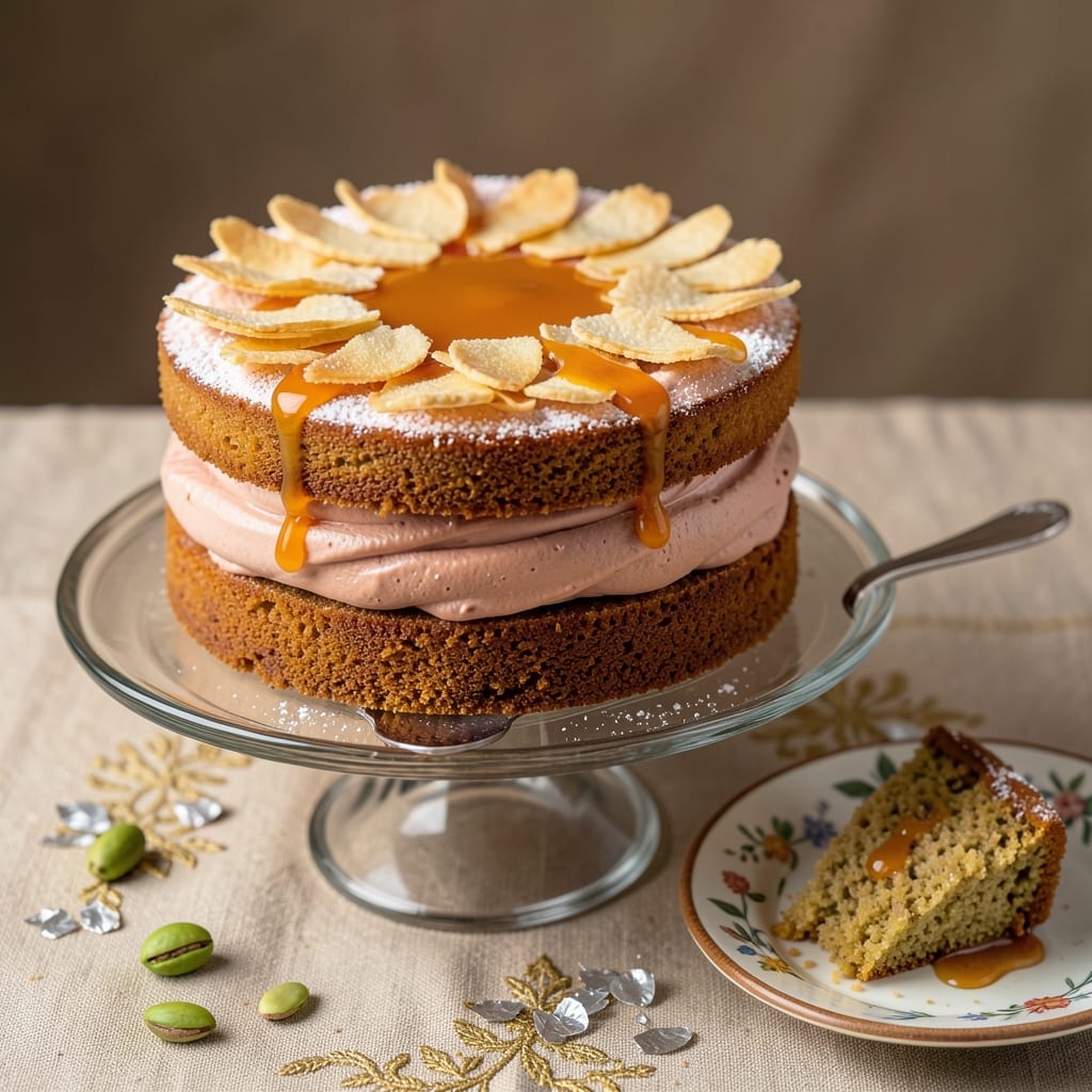 Almond Cake Recipe: Indian Cardamom-Spiced Moisture with Toasted Almond Crunch