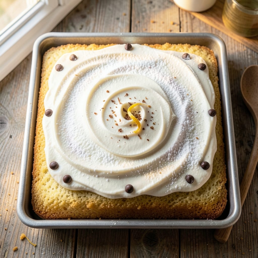 Amelia Bedelia's Sheet Cake Recipe: Vanilla Swirl Magic with Crispy Top