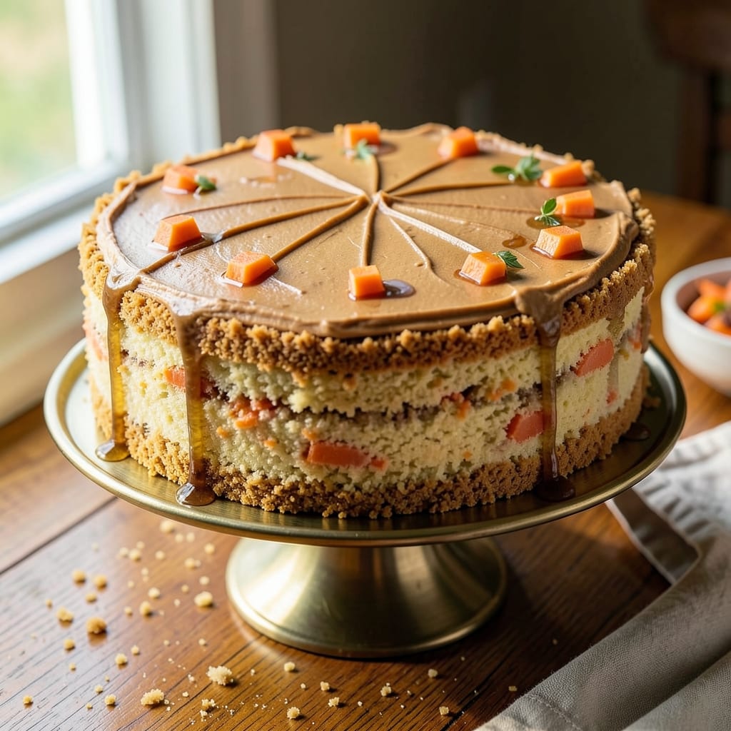 Almond Carrot Cake Recipe: Toasted Nut Swirls and Spiced Moistness