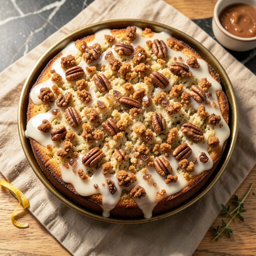 Alton Brown's Coffee Cake Recipe: Vanilla-Infused Swirls and Buttery Crust