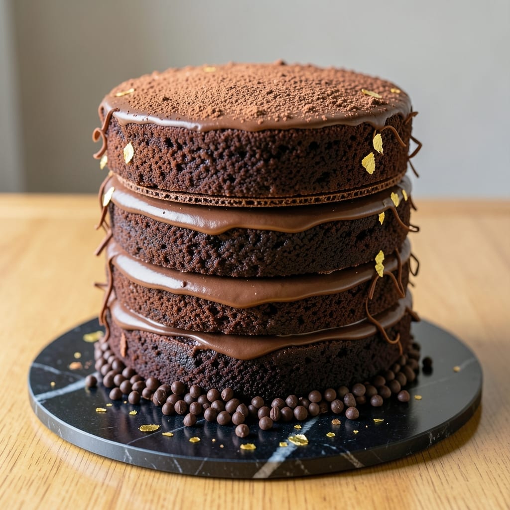 6 Layer Chocolate Cake Recipe: Edible Bridges Keep It Towering Without Collapse