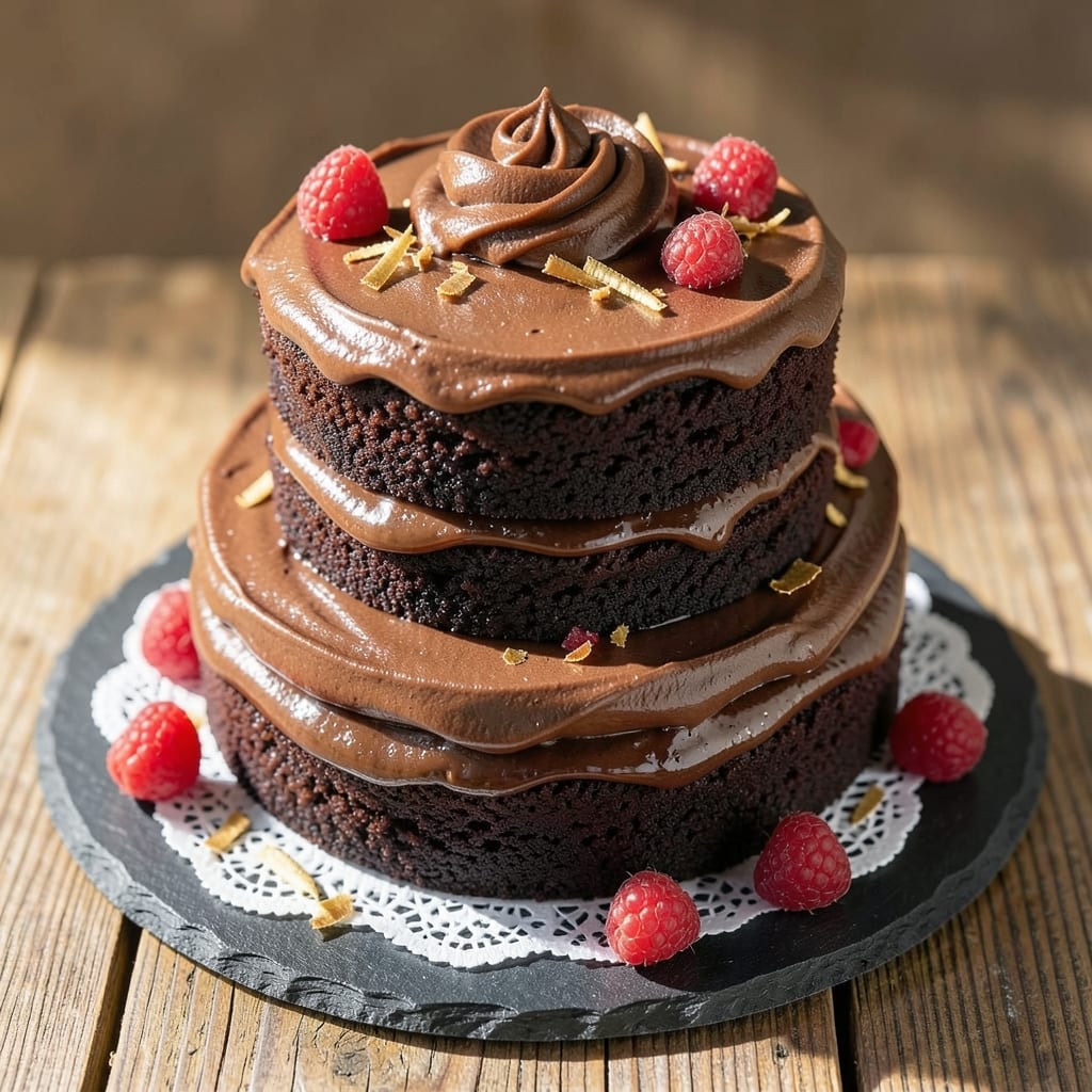 All Chocolate Cake Recipe: Triple-Layered Fudgy, Moist, and Decadent