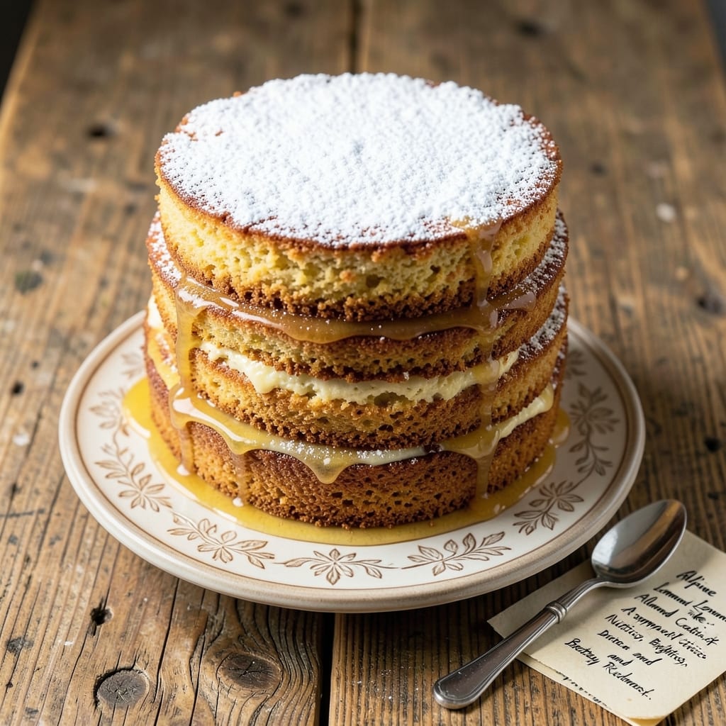 Alpine Cake Recipe: Swiss Mountain Layers with Toasted Almond Magic