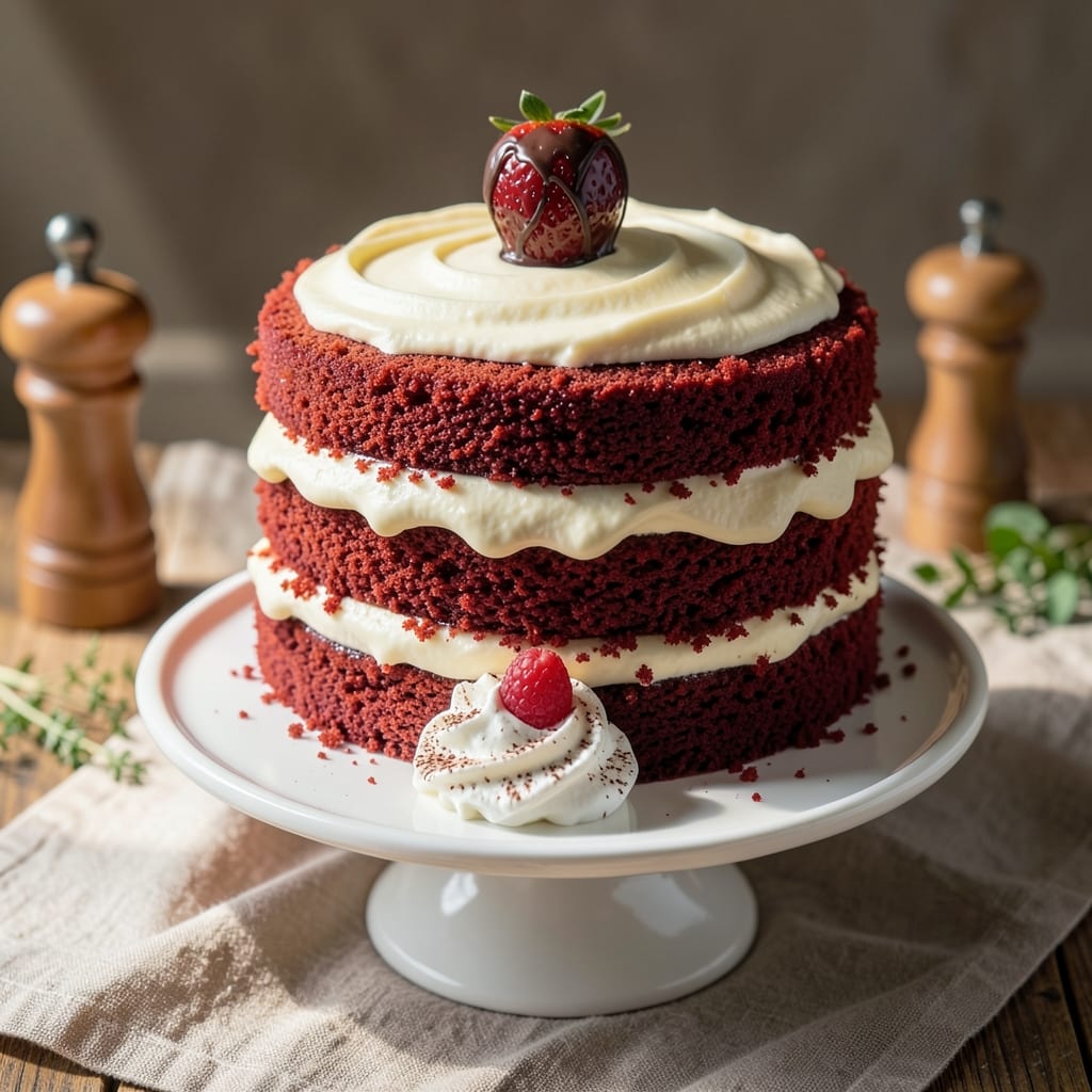 6 Red Velvet Cake Recipe: Deep Red Layers and Cream Cheese Frosting Bliss
