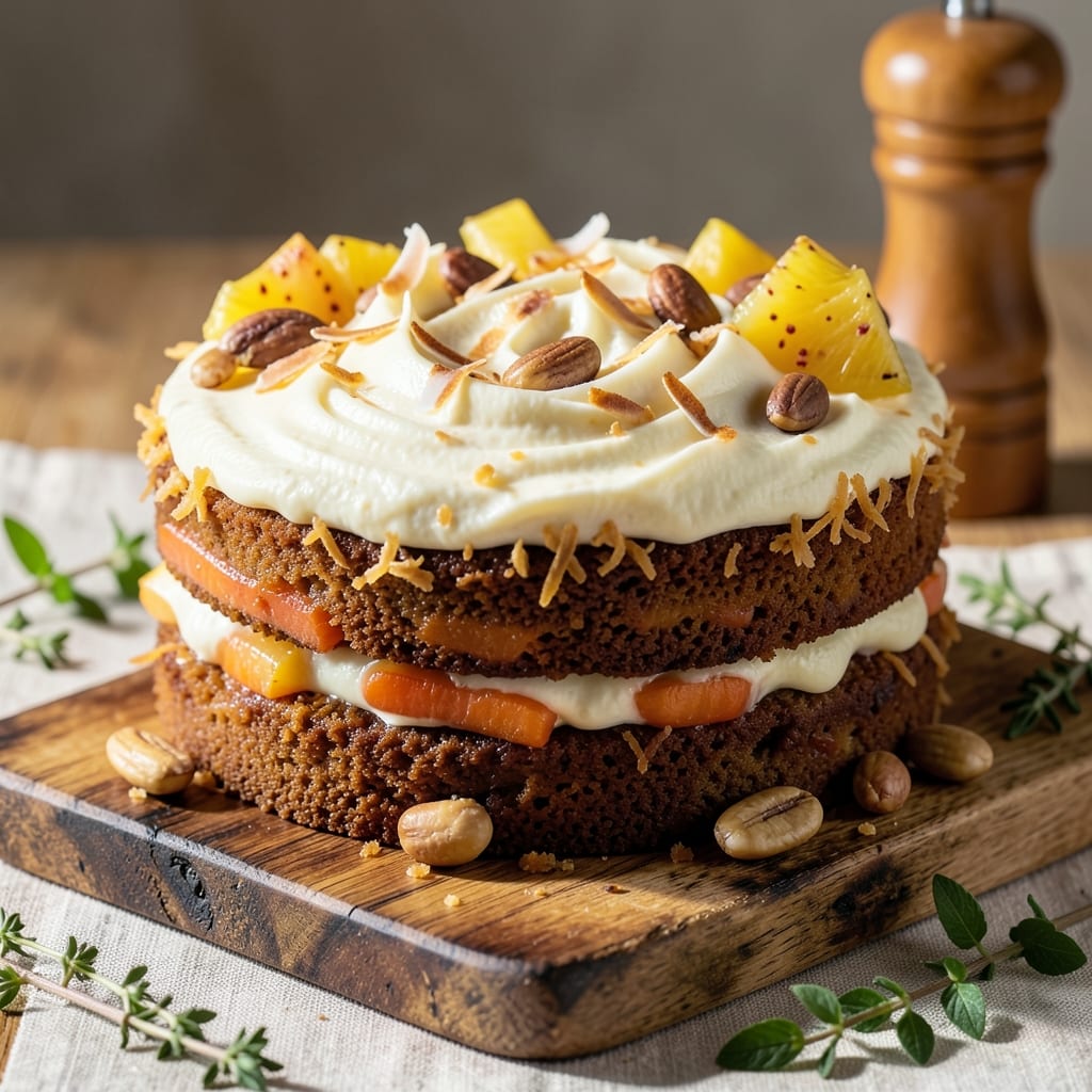 Aloha Carrot Cake Recipe: Pineapple-Cream Cheese Frosting Harmony