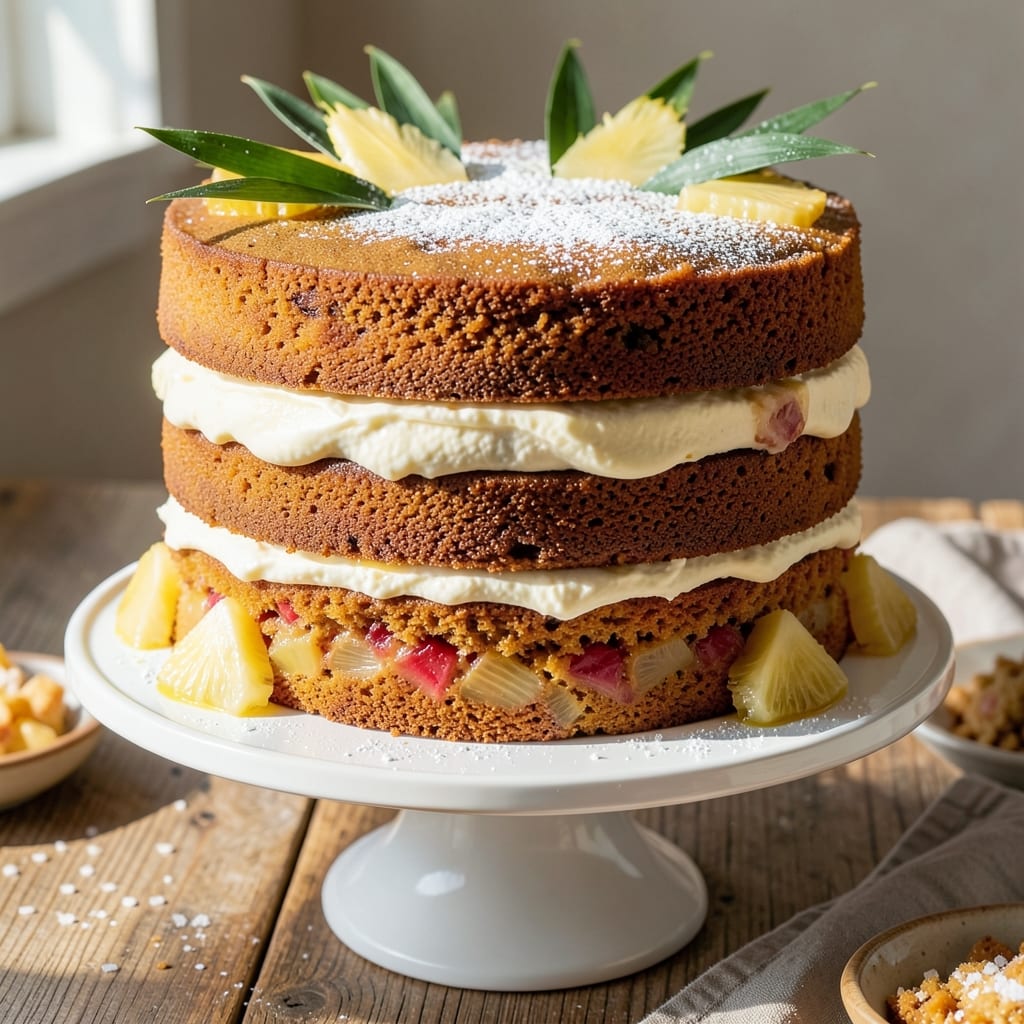 2 Layer Carrot Cake Recipe with Pineapple: Tropical Twist on Classic Comfort