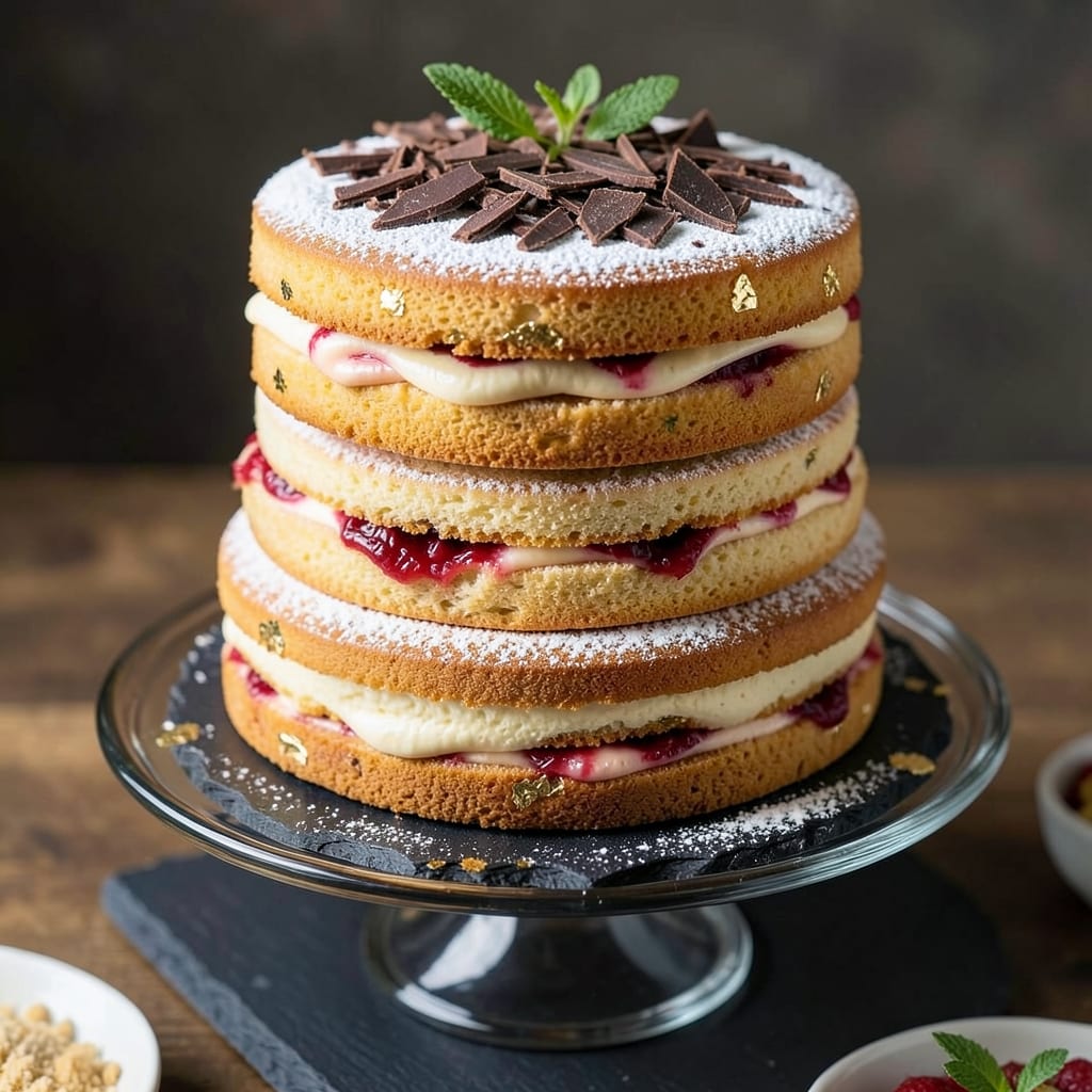 6 Christmas Cake Recipe: Spiced Moistness With Vanilla Buttercream Rivers