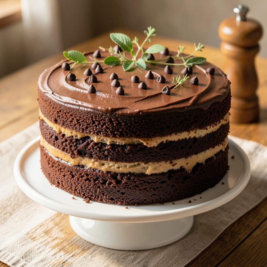 11-Inch Chocolate Cake Recipe: Fudgy Core and Buttery Frosting Balance