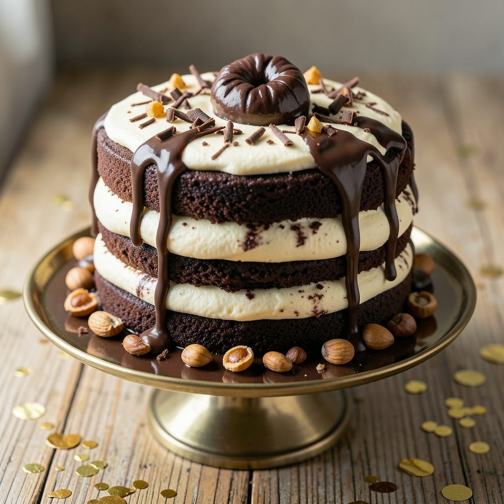 2 Egg Chocolate Cake Recipe: Moist and Rich With Vanilla Bean Frosting Swirls