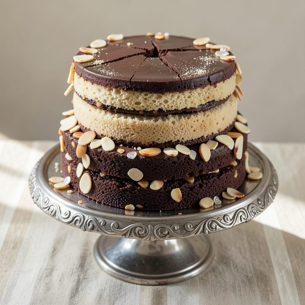 Almond Roca Chocolate Cake Recipe: Shattered Almonds and Fudgy Layers in One Bite