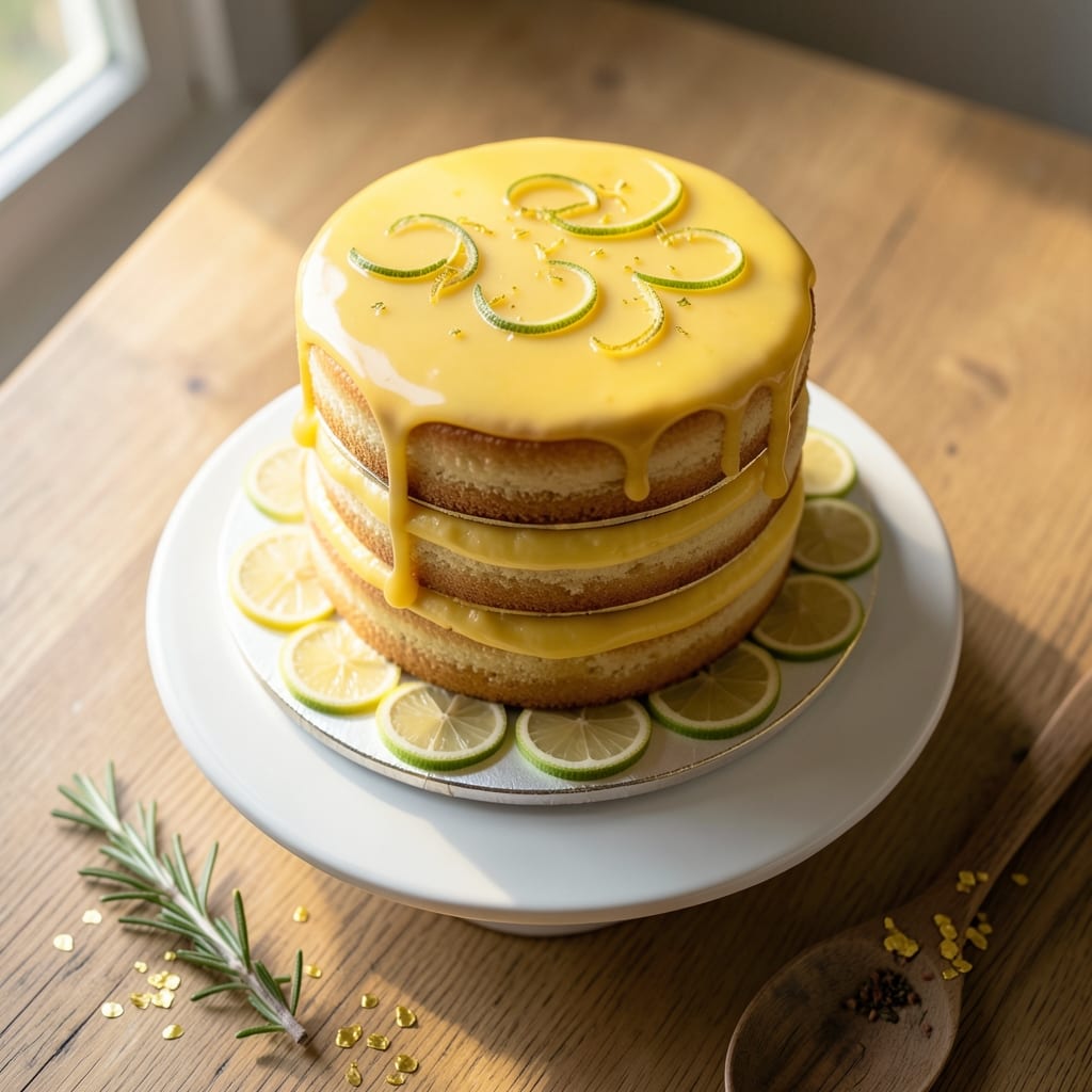 10-Inch Lemon Wedding Cake Recipe: Zesty Layers and Crispy Buttercream Towers