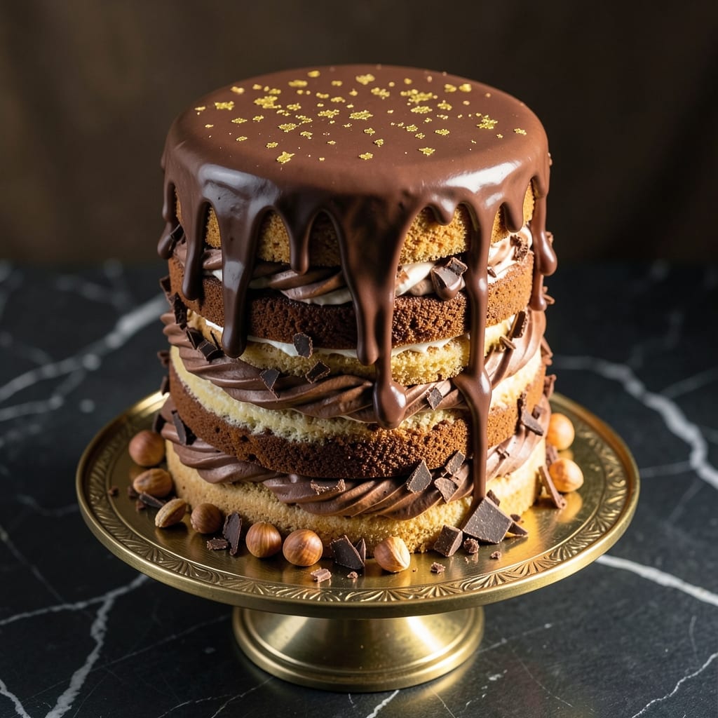 Alvin Zhou's 150-Hour Chocolate Cake Recipe: Layered Decadence With Vanilla Bean Magic