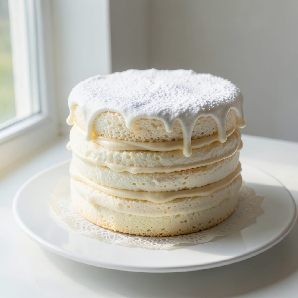 2-Ingredient Angel Cake Recipe: Effortless Lightness in One Bowl