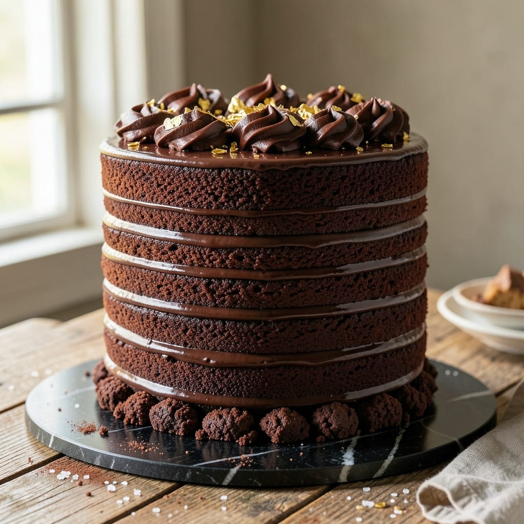 20 Layer Chocolate Cake Recipe: Stacked Height Without Collapse Risks