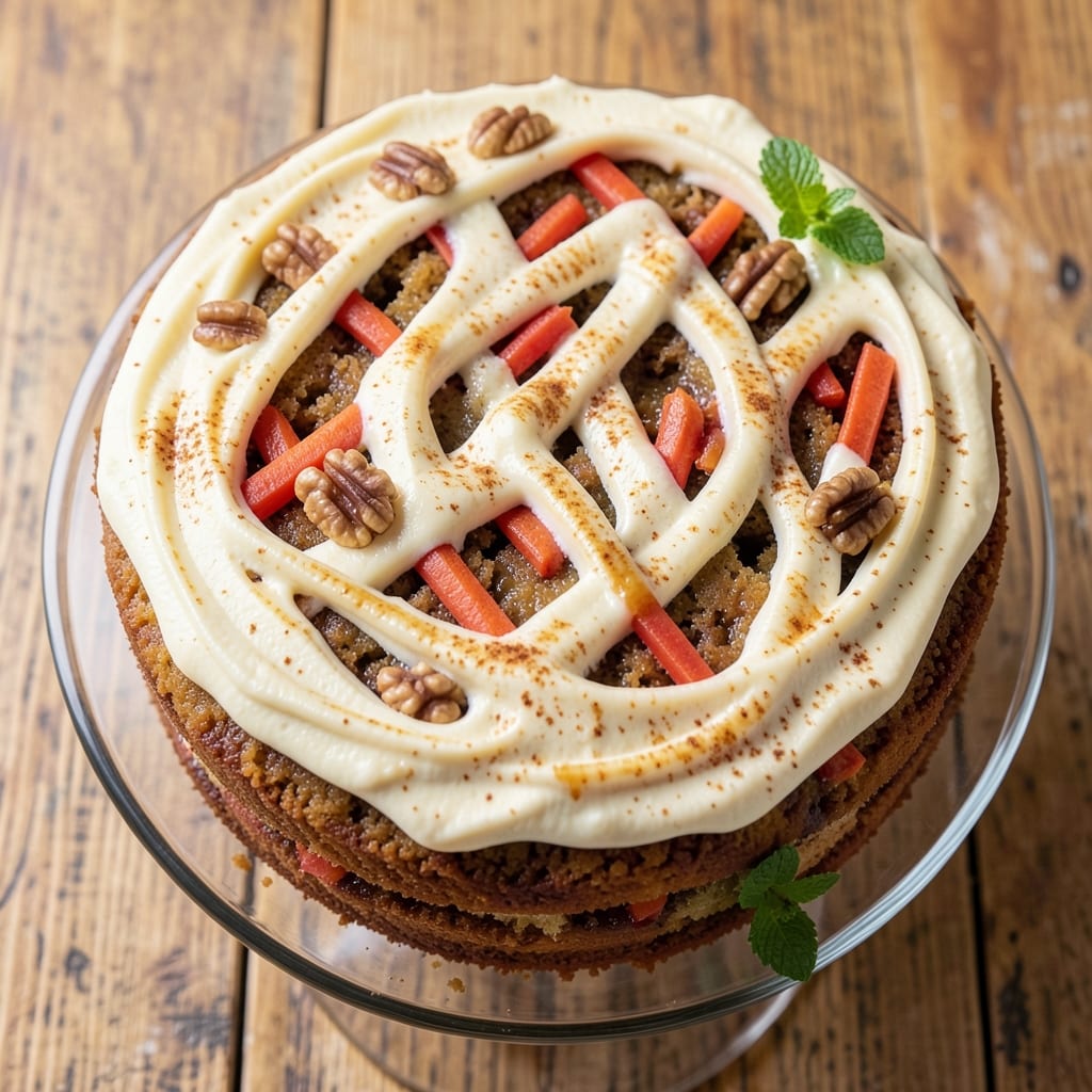 8-Inch Round Carrot Cake Recipe: Warm Spice and Cream Cheese Frosting Balance